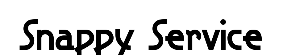 Snappy Service Font Download Free